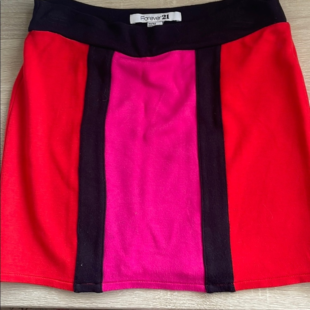 Multi colored skirt